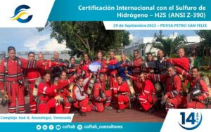 Certificación Internacional con el Sulfuro de Hidrógeno H2S (ANSI Z-390)