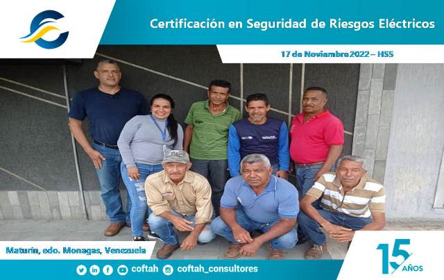 Certificación En Seguridad De Riesgos Eléctricos Con HSS HIDROSERVICIOS