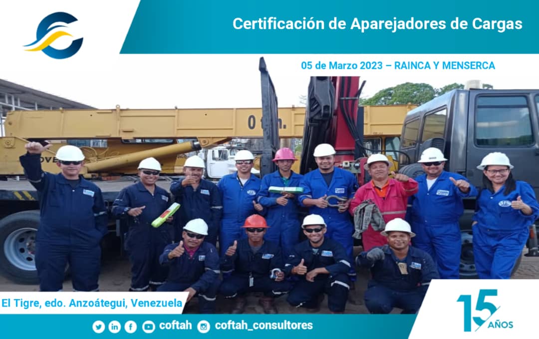 Lee más sobre el artículo Certificación de Aparejadores de Cargas con RAINCA y MENSERCA