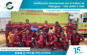 Certificación Internacional con el Sulfuro de Hidrógeno H2S (ANSI Z-390)