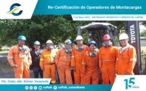 Re-Certificación de Operadores de Montacargas