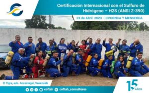 Certificación Internacional con el Sulfuro de Hidrógeno H2S (ANSI Z-390)