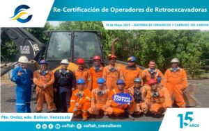 Re-Certificación de Operadores de Retroexcavadoras