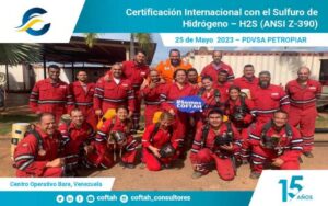 Certificación Internacional con el Sulfuro de Hidrógeno H2S (ANSI Z-390)