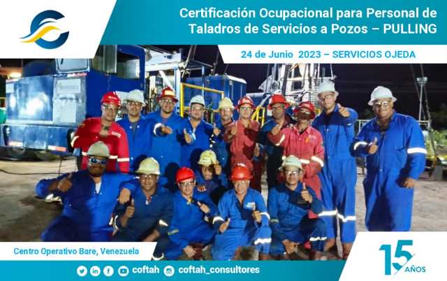 Certificación Ocupacional para Personal de Taladros de Servicios a Pozos – Pulling