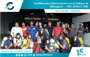 Certificación Internacional con el Sulfuro de Hidrógeno H2S (ANSI Z-390)