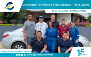 Certificación en Manejo Vial Defensivo – Flota Liviana