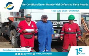 Certificación en Manejo Vial Defensivo – Flota Pesada