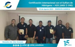 Certificación Internacional con el Sulfuro de Hidrógeno H2S (ANSI Z-390)