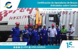 Certificación de Operadores de Brazos Articulados sobre Camión