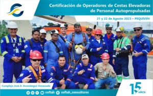 Certificación de Operadores de Cestas Elevadoras de Personal Autopropulsadas