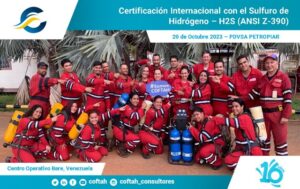 Certificación Internacional con el Sulfuro de Hidrógeno H2S (ANSI Z-390)