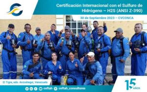 Certificación Internacional con el Sulfuro de Hidrógeno H2S (ANSI Z-390)