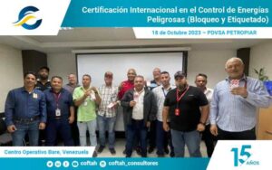 Certificación Internacional en Control de Energías Peligrosas (Bloqueo y Etiquetado) ANSI/ASSP Z244.1-20