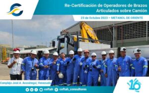 Certificación de Operadores de Brazos Articulados sobre Camión