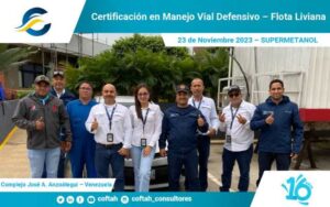 Certificación en Manejo Vial Defensivo – Flota Liviana