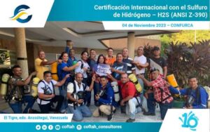 Certificación Internacional con el Sulfuro de Hidrógeno H2S (ANSI Z-390)