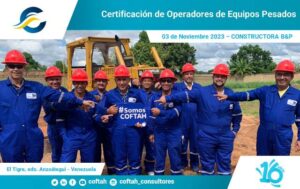 Certificación de Operadores de Equipos Pesados