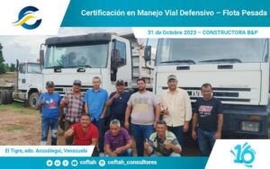 Certificación en Manejo Vial Defensivo – Flota Pesada