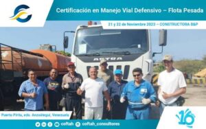 Certificación en Manejo Vial Defensivo – Flota Pesada