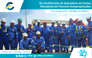 Certificación de Operadores de Cestas Elevadoras de Personal Autopropulsadas