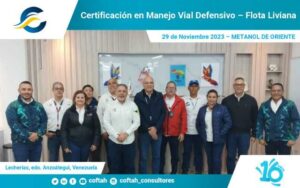 Certificación en Manejo Vial Defensivo – Flota Liviana