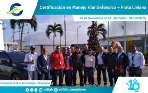 Certificación en Manejo Vial Defensivo – Flota Liviana