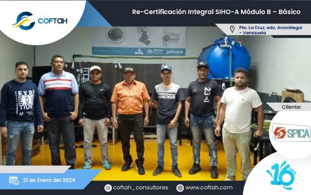 Certificación Integral SIHO-A Módulo B - Básico