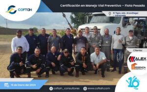 Certificación en Manejo Vial Preventivo – Flota Pesada