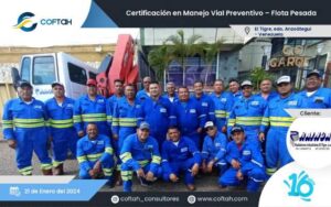 Certificación en Manejo Vial Preventivo – Flota Liviana