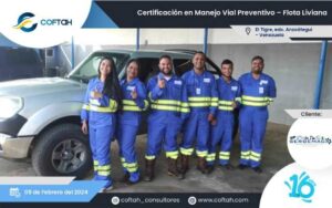 Certificación en Manejo Vial Preventivo – Flota Liviana