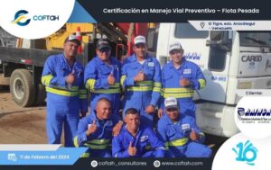 Certificación en Manejo Vial Preventivo – Flota Pesada