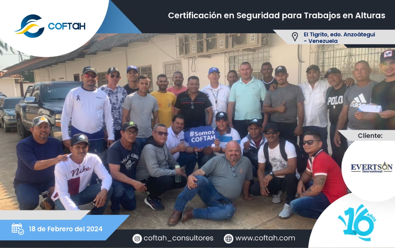 Lee más sobre el artículo Certificación en Seguridad para Trabajos en Alturas en EVERTSON INTERNATIONAL