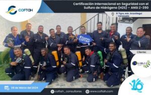 Certificación Internacional con el Sulfuro de Hidrógeno H2S (ANSI Z-390)