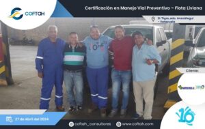 Certificación en Manejo Vial Preventivo – Flota Liviana