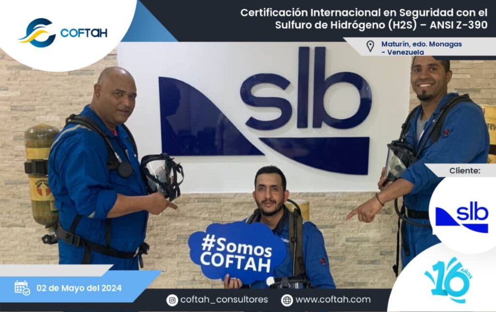 Certificación Internacional con el Sulfuro de Hidrógeno H2S (ANSI Z-390)