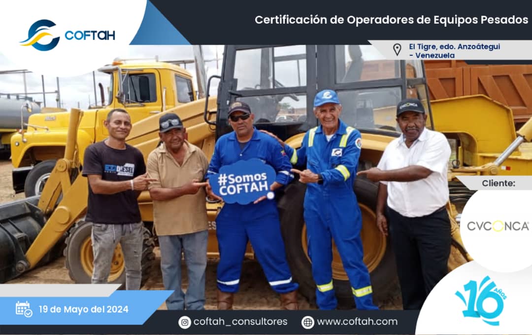 Lee más sobre el artículo Certificación de Operadores de Equipos Pesados en CVCONCA