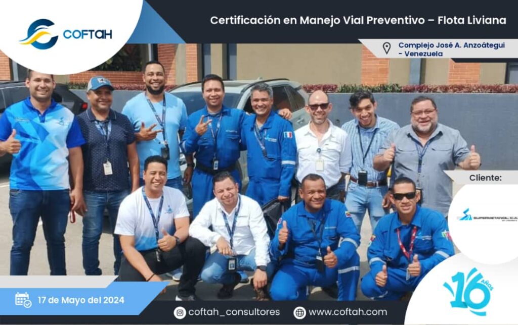 Certificación en Manejo Vial Preventivo – Flota Liviana