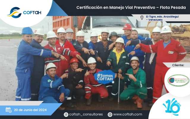 Certificación en Manejo Vial Preventivo – Flota Pesada