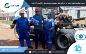 Certificación de Operadores de Winche sobre Plataformas