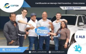 Certificación en Manejo Vial Preventivo – Flota Liviana