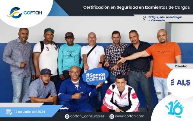 Certificación en Seguridad en Izamiento de Cargas