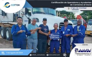 Certificación de Operadores y Ayudantes de Camiones de Vacío