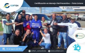 Certificación en Manejo Vial Preventivo – Flota Liviana