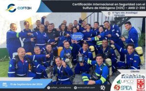 Certificación Internacional con el Sulfuro de Hidrógeno H2S (ANSI Z-390)