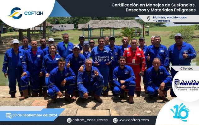 Certificación en Manejo de Sustancias, Desechos y Materiales Peligrosos