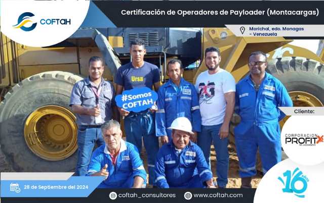 Certificación de Operadores de Payloader (Montacargas)