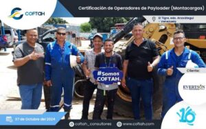 Certificación de Operadores de Payloader (Montacargas)