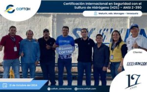 Certificación Internacional con el Sulfuro de Hidrógeno H2S (ANSI Z-390)