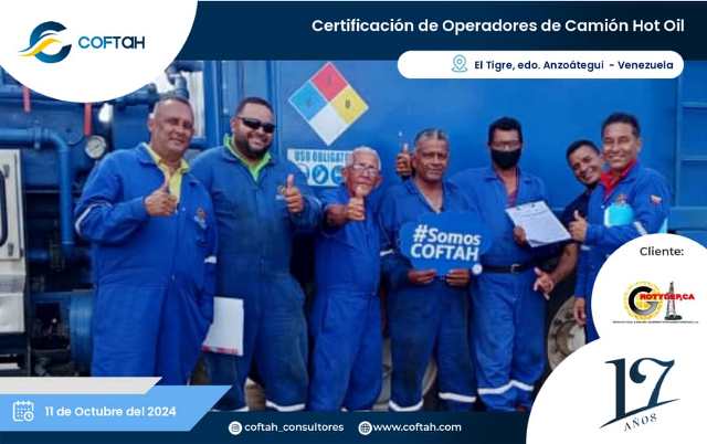 Certificación de Operadores de Camion Hot Oil